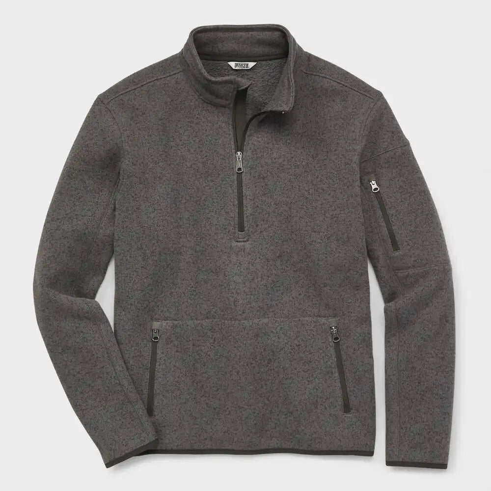 Men's Sweater Fleece Quarter Zip Mock