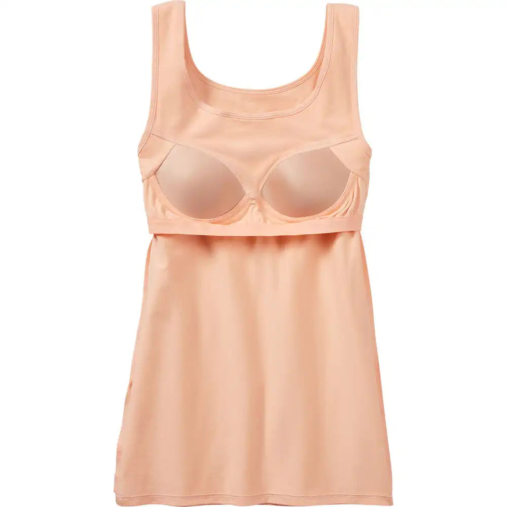 Women's No-Yank Wireless Built-In Bra Tank