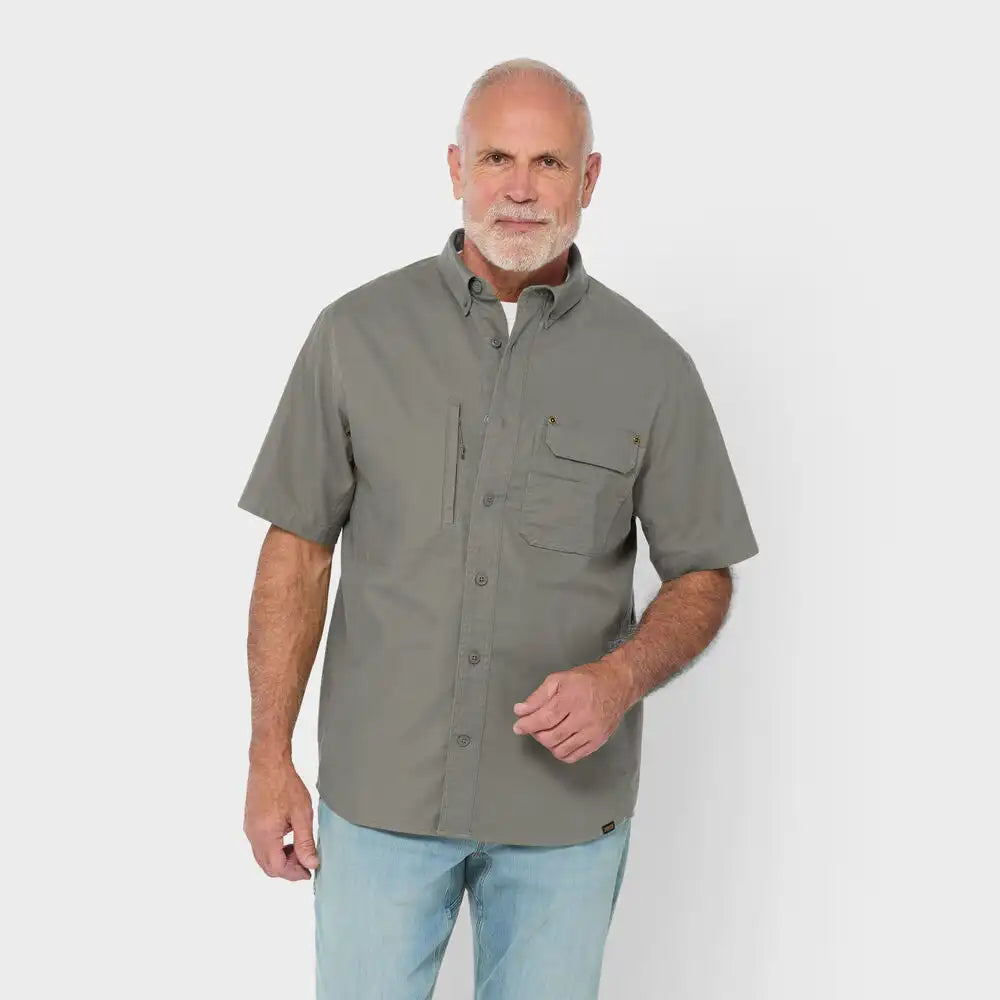 Men's Fire Hose Lightweight Short Sleeve Work Shirt