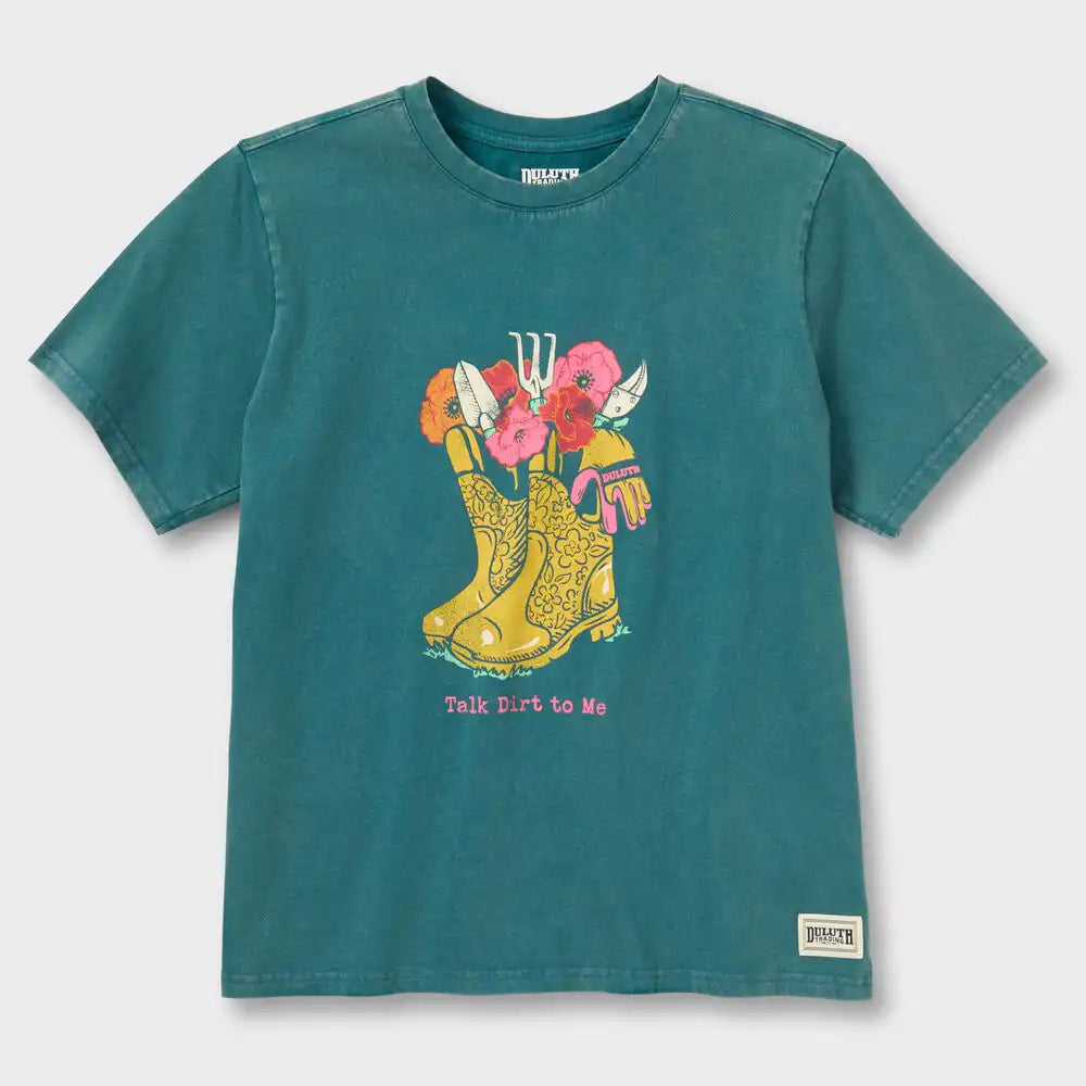 Women's Plus Duluth Heritage Washed Crewneck Tee