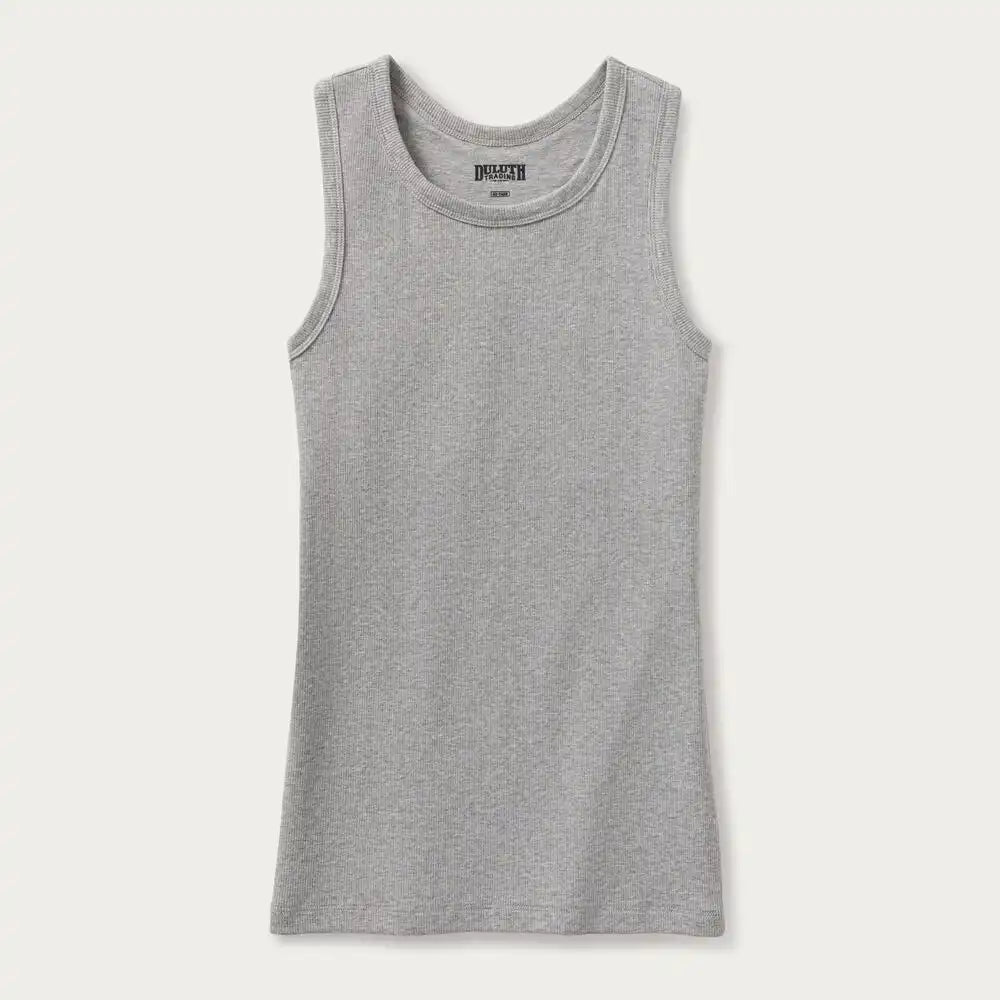 Women's No-Yank Luxe Rib Racerback Shelf Bra Tank