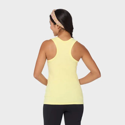 Women's No-Yank Luxe Rib Racerback Tank