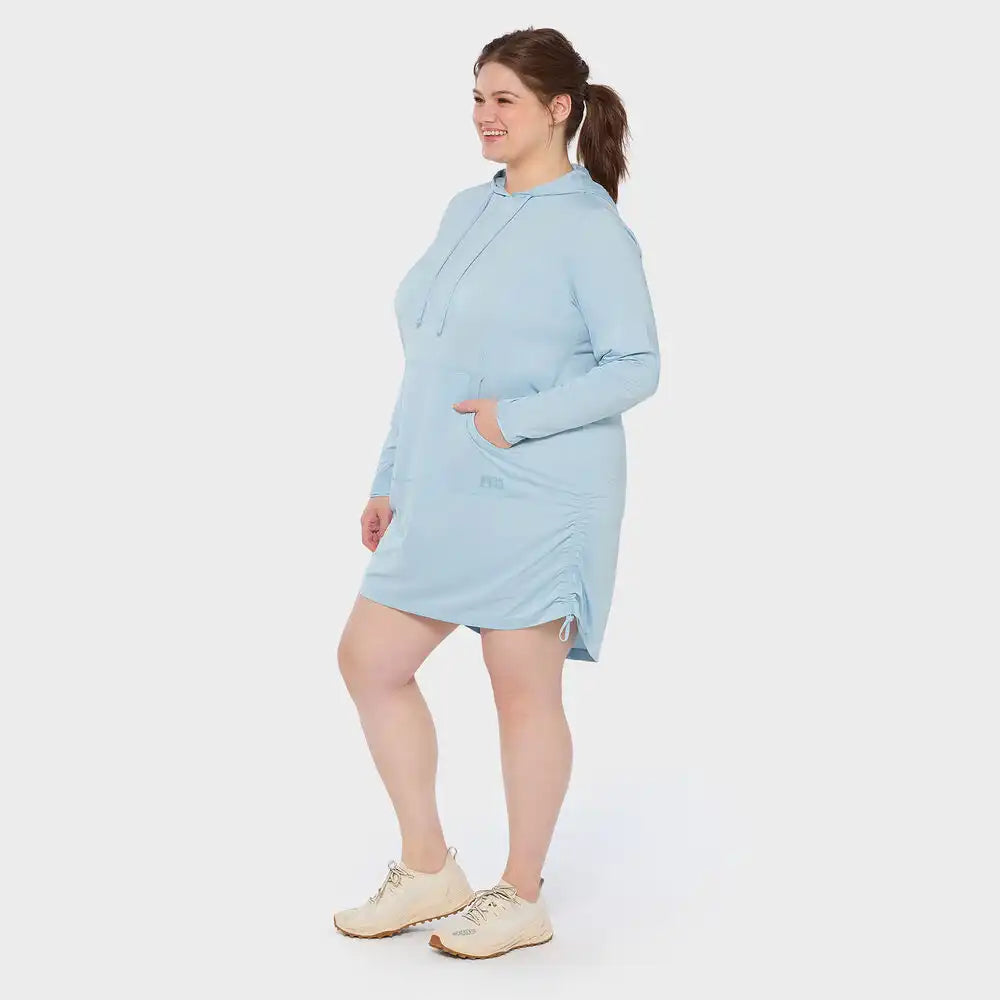 Women's Plus AKHG Sunflare High-UPF Cooling Dress