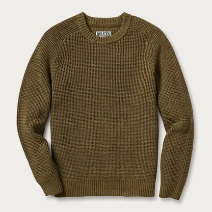 Men's Burly Retirement Crew Waffle Sweater