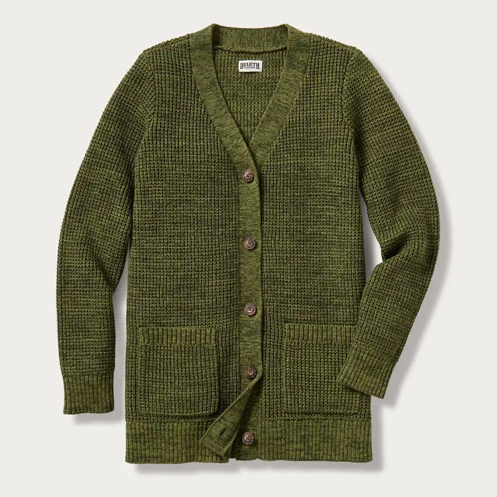 Women's Heritage Waffle Stitch Cardigan