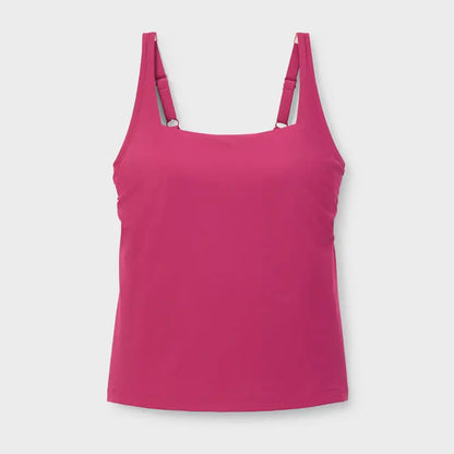Women's Plus AKHG Lost Lake Built-In Bra Tankini