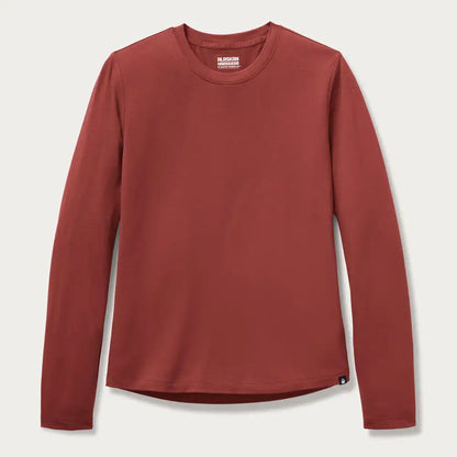 Women's AKHG Plus Renew Bamboo Crewneck Long Sleeve Tee