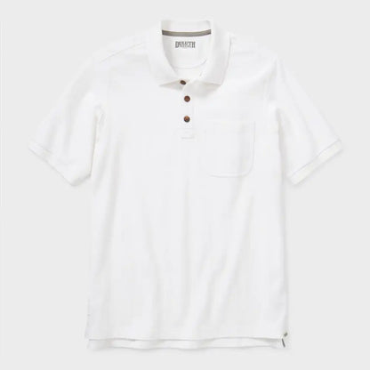 Men's No Polo Shirt Short Sleeve with Pocket