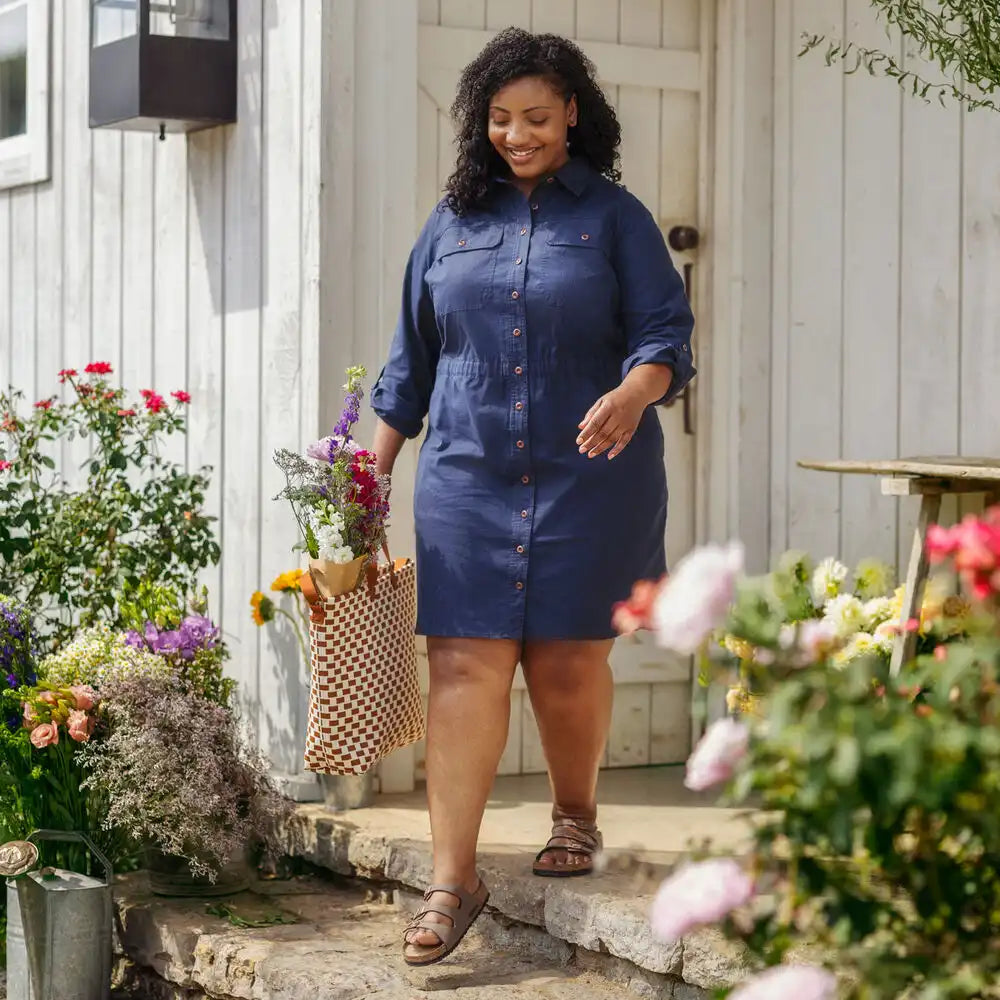 Women's Plus Hempstop Shirtdress