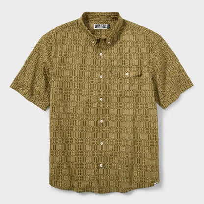 Men's Drumlin Slub Cotton Relaxed Fit Short Sleeve Shirt