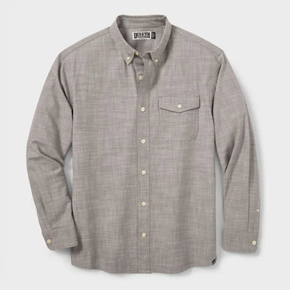 Men's Drumlin Slub Cotton Relaxed Fit Long Sleeve Shirt