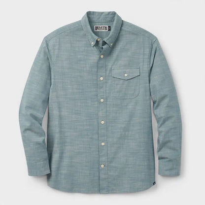 Men's Drumlin Slub Cotton Relaxed Fit Long Sleeve Shirt