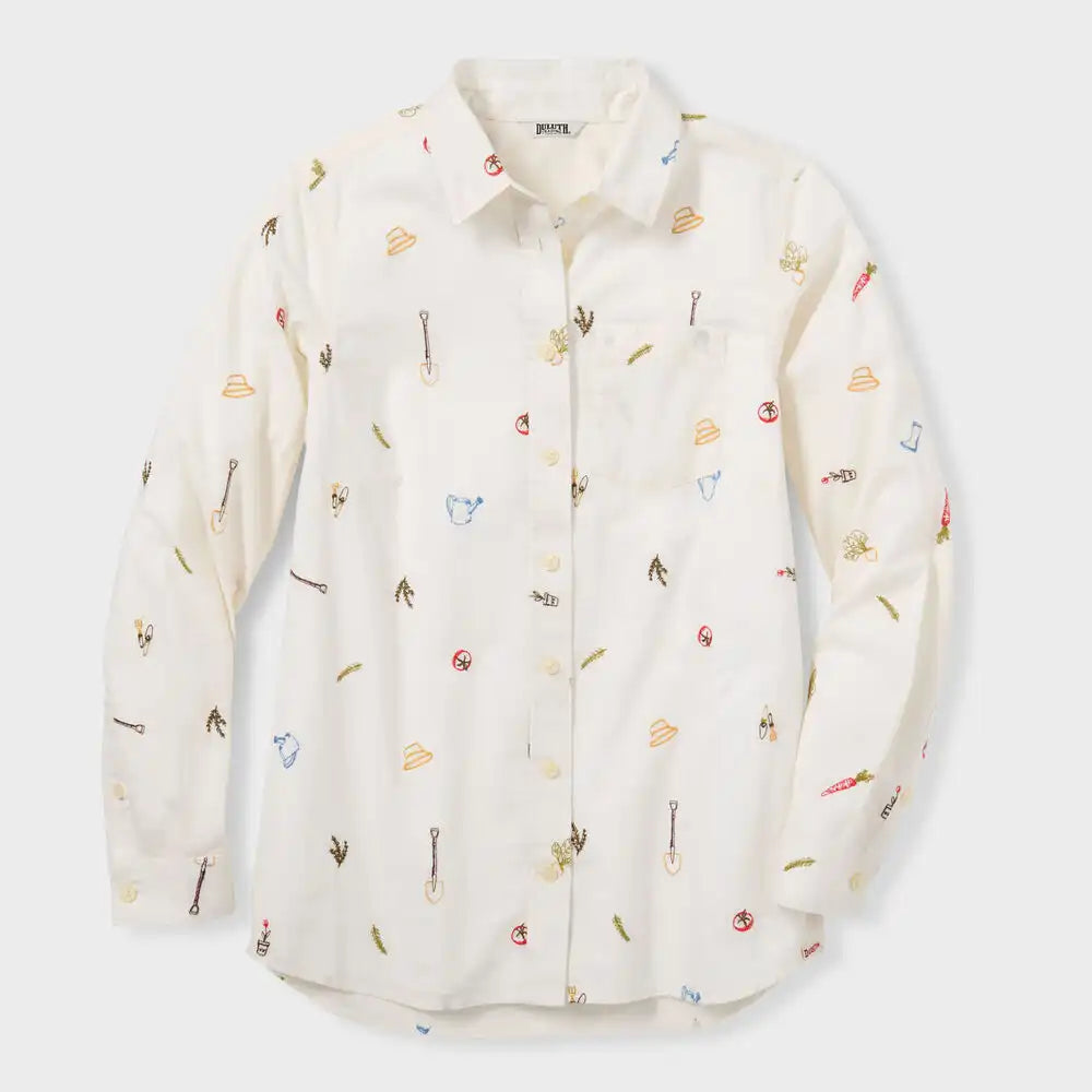 Women's Plus Chick-Nic Long Sleeve Shirt
