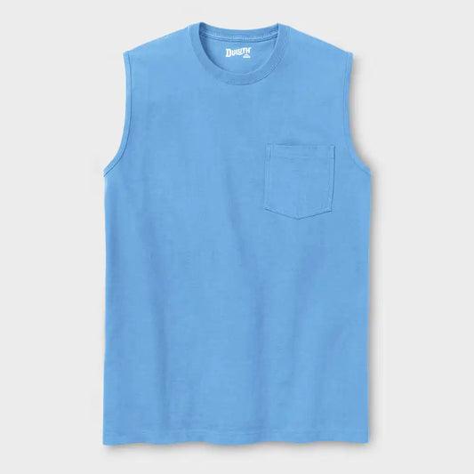 Men's Longtail T Standard Fit Sleeveless Pocket Crew
