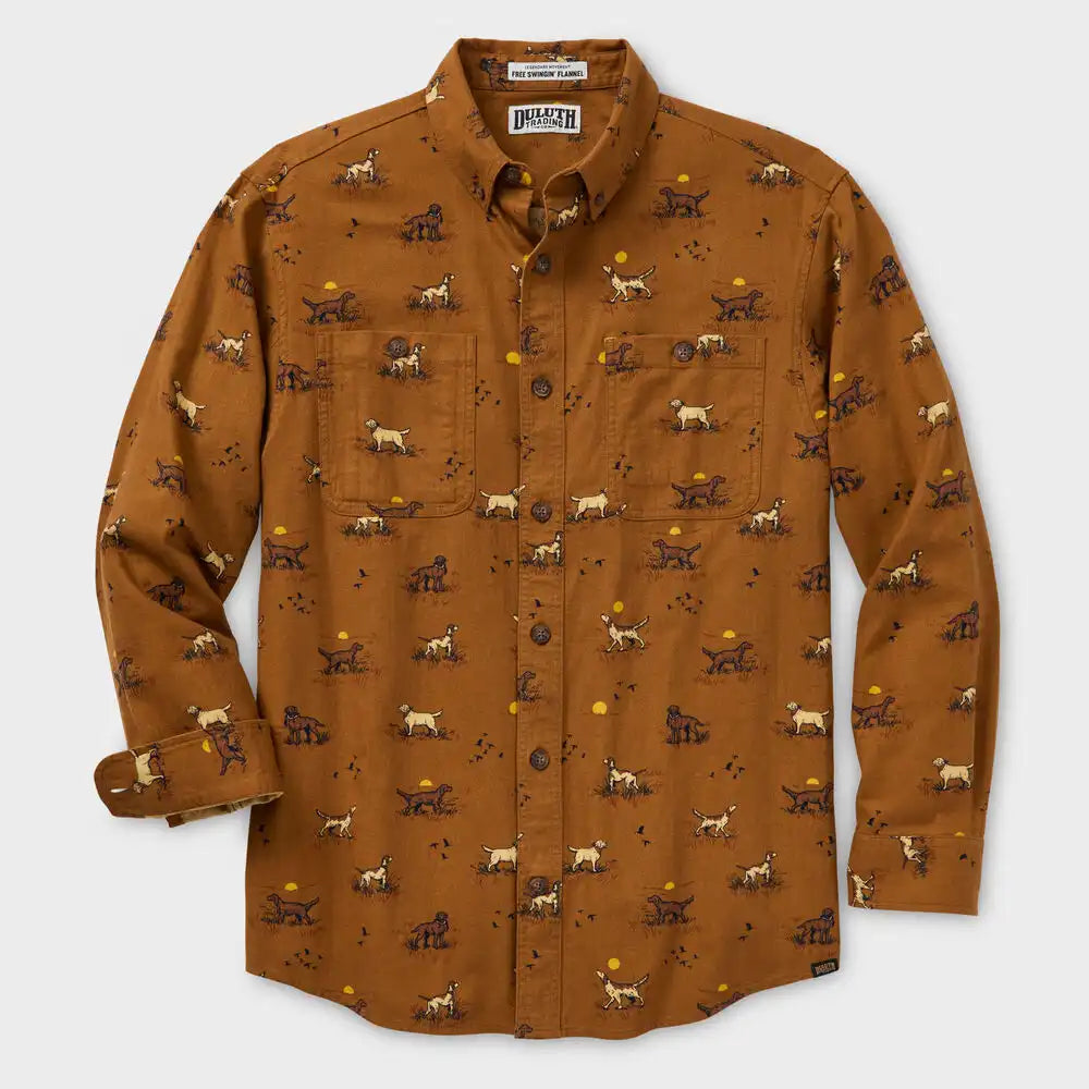 Men's Free Swingin' Flannel Slim Fit Shirt