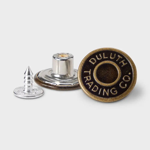 8-Pack Antique Gold Buttons