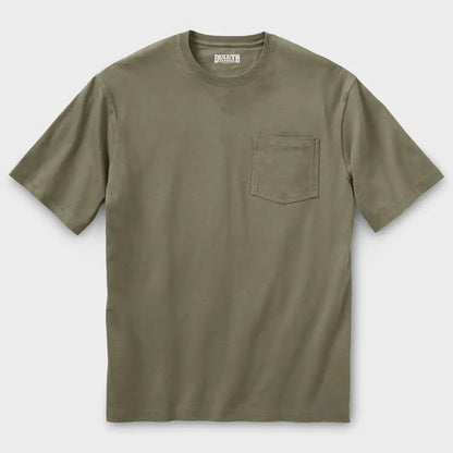 Men's Longtail T Standard Fit Short Sleeve Pocket Crew