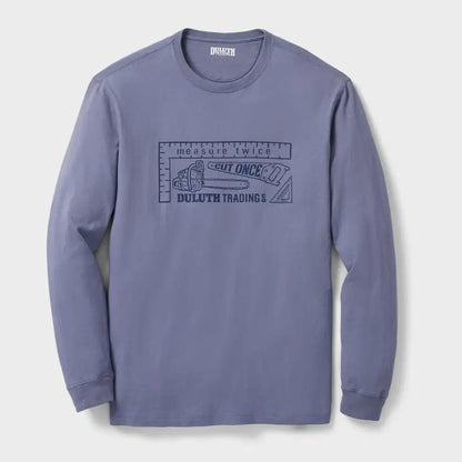 Men's Longtail T Relaxed Fit LS Logo T-Shirt