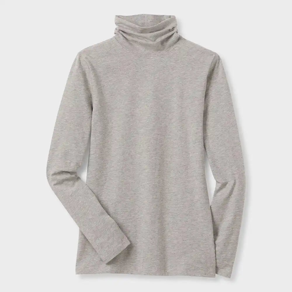 Women's No-Yank Long Sleeve Turtleneck T-Shirt